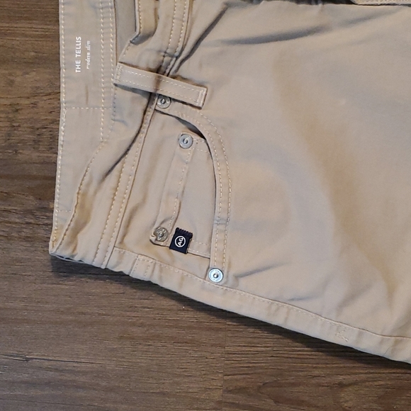 Adriano Goldschmied Mens Jeans The Tellis Size 30R Color Tan - Picture 6 of 15